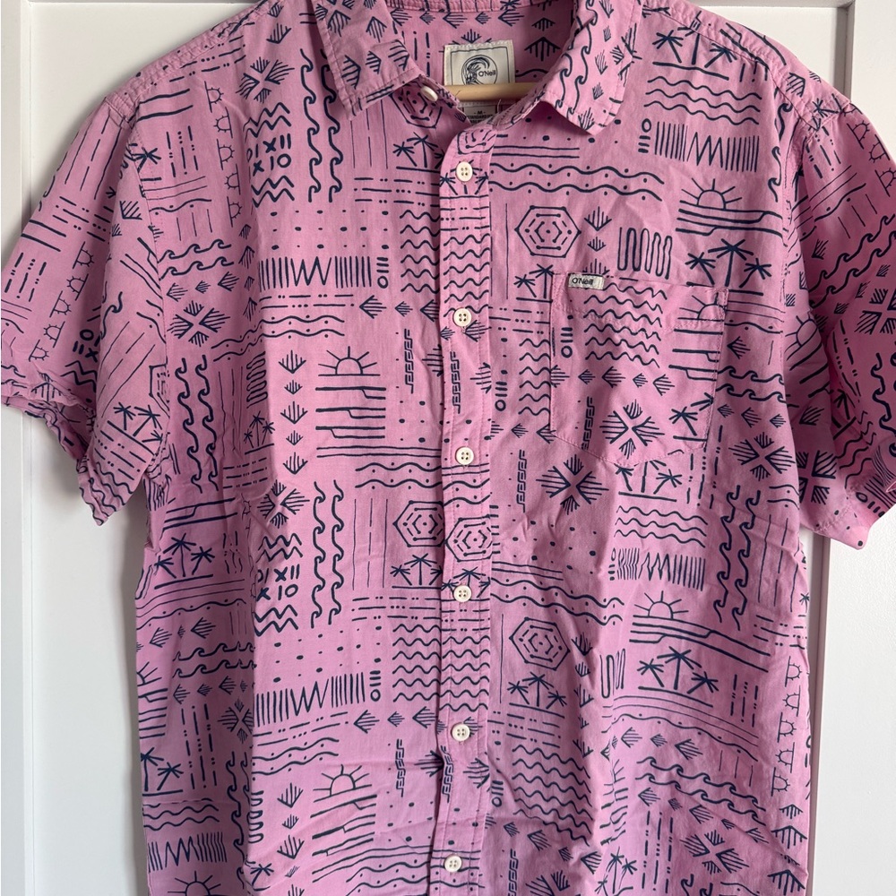 O’Neil Pink Patterned Men's Shirt